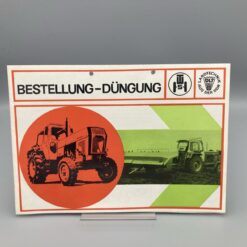 VEB Traktorenwerk SCHÖNEBECK Prospekt Bestellung-Düngung mit Traktor ZT3000