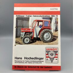 HOCHEDLINGER Prospekt Traktor Fahrerschutzkabinen HKS-72