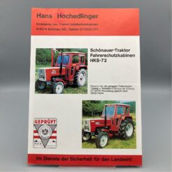 HOCHEDLINGER Prospekt Traktor Fahrerschutzkabinen HKS-72