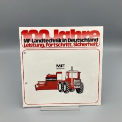 MASSEY-FERGUSON Prospekt Firmengeschichte "100 Jahre MF-Landtechnik in Deutschland"