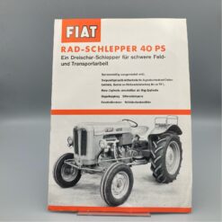 FIAT Prospekt Rad-Schlepper 40 PS