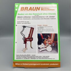 BRAUN Prospekt Weinbaumaschinen