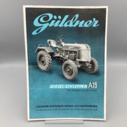 GÜLDNER Prospekt Diesel-Schlepper AF15