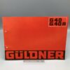GÜLDNER Prospekt Traktor G40/G40a