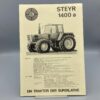 STEYR Prospekt Traktor 1400a