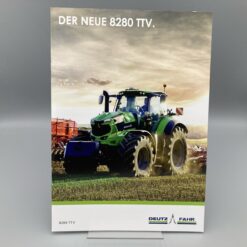 DEUTZ FAHR Prospekt Traktor 8280 TTV