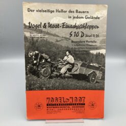 VOGEL & NOOT Prospekt Einachsschlepper S10D