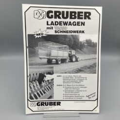 GRUBER Prospekt Ladewagen mit VARIO Schneidwerk