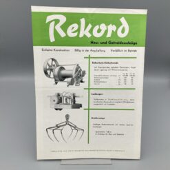 DOUBRAVA Prospekt REKORD Heu- und Getreideaufzüge
