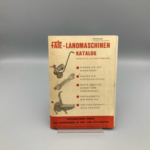 FAIE Landmaschinen Katalog