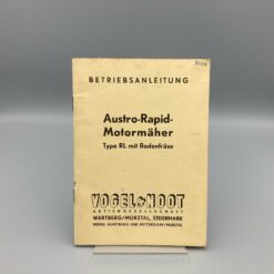 Vogel&Noot Betriebsanleitung Austro-Rapid-Motormäher