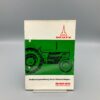 DEUTZ Betriebsanleitung für Dieselschlepper D8005
