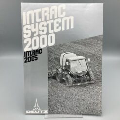 DEUTZ Prospekt Traktor Intrac System 2000