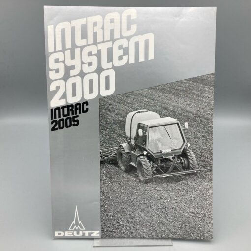 DEUTZ Prospekt Traktor Intrac System 2000