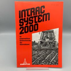 DEUTZ Prospekt Traktor Intrac System 2000