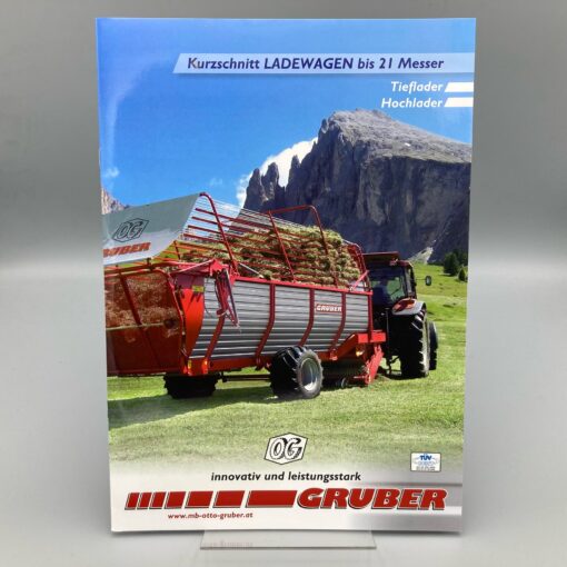 GRUBER Prospekt Kurzschnitt Ladewagen