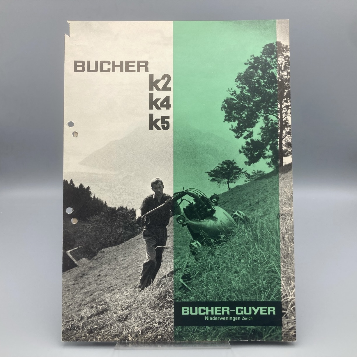 BUCHER-GUYER Prospekt Motor-Universalmähmaschine k2/k4/k5