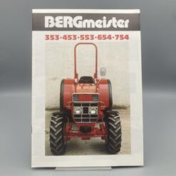 BERGMEISTER Prospekt Traktoren 353/453/553/654/754