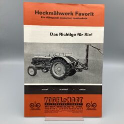 VOGEL & NOOT Prospekt Heckmähwerk "FAVORIT"