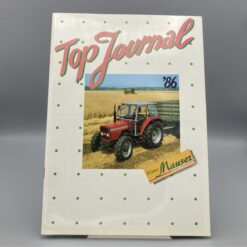 MAUSER Prospekt Traktor-Kabinen Info-Broschüre "Top Journal '86"