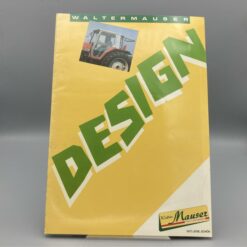 MAUSER Prospekt Traktor-Kabinen Info-Broschüre "Design"