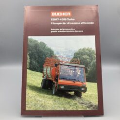 BUCHER Prospekt Transporter ZENIT 4000 Turbo (ITALIENISCH)