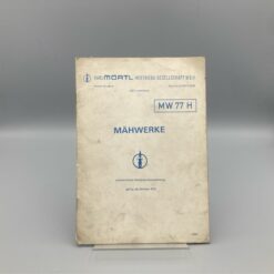 MÖRTL Preisliste Mähwerke 10/1976