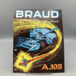 BRAUD Prospekt Mähdrescher A.105 (FRANZÖSISCH)