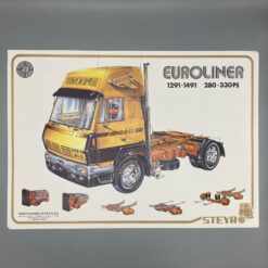 STEYR Poster Laster EUROLINER 1291-1491