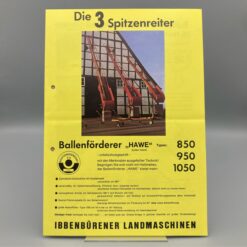 IBBENBÜRENER Prospekt Ballenförderer "HAWE"
