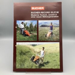BUCHER Prospekt Motormäher RECOD 25/27/38
