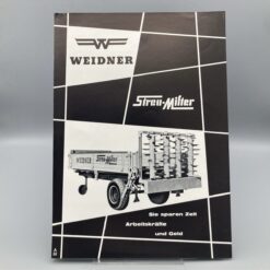 WEIDNER Prospekt Stalldungstreuer "Streu-Mister"