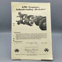 KMF-FERGUSON Prospekt Anbaudrehpflug "HERKULES"
