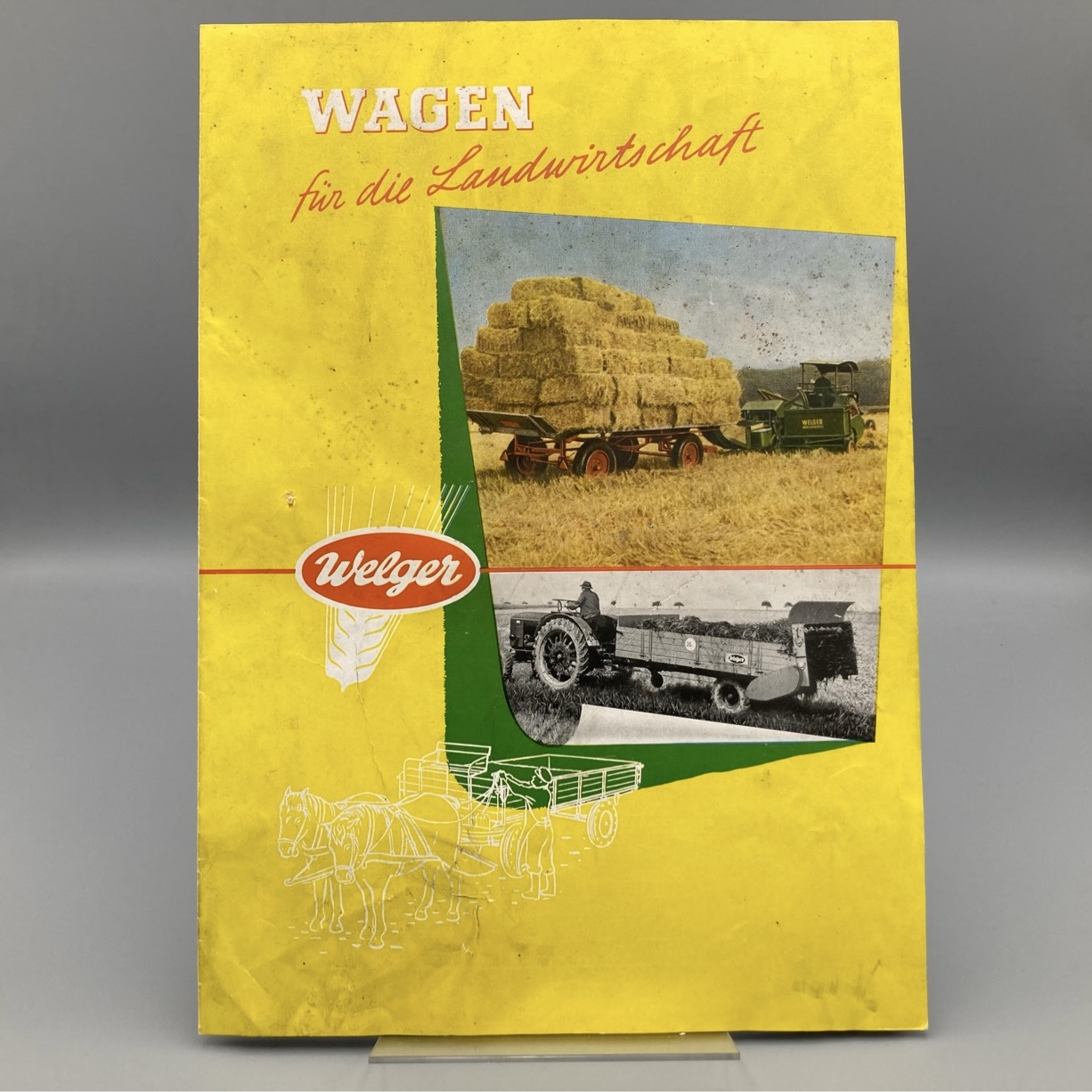 WELGER Prospekt "Wagen für die Landwirtschaft"