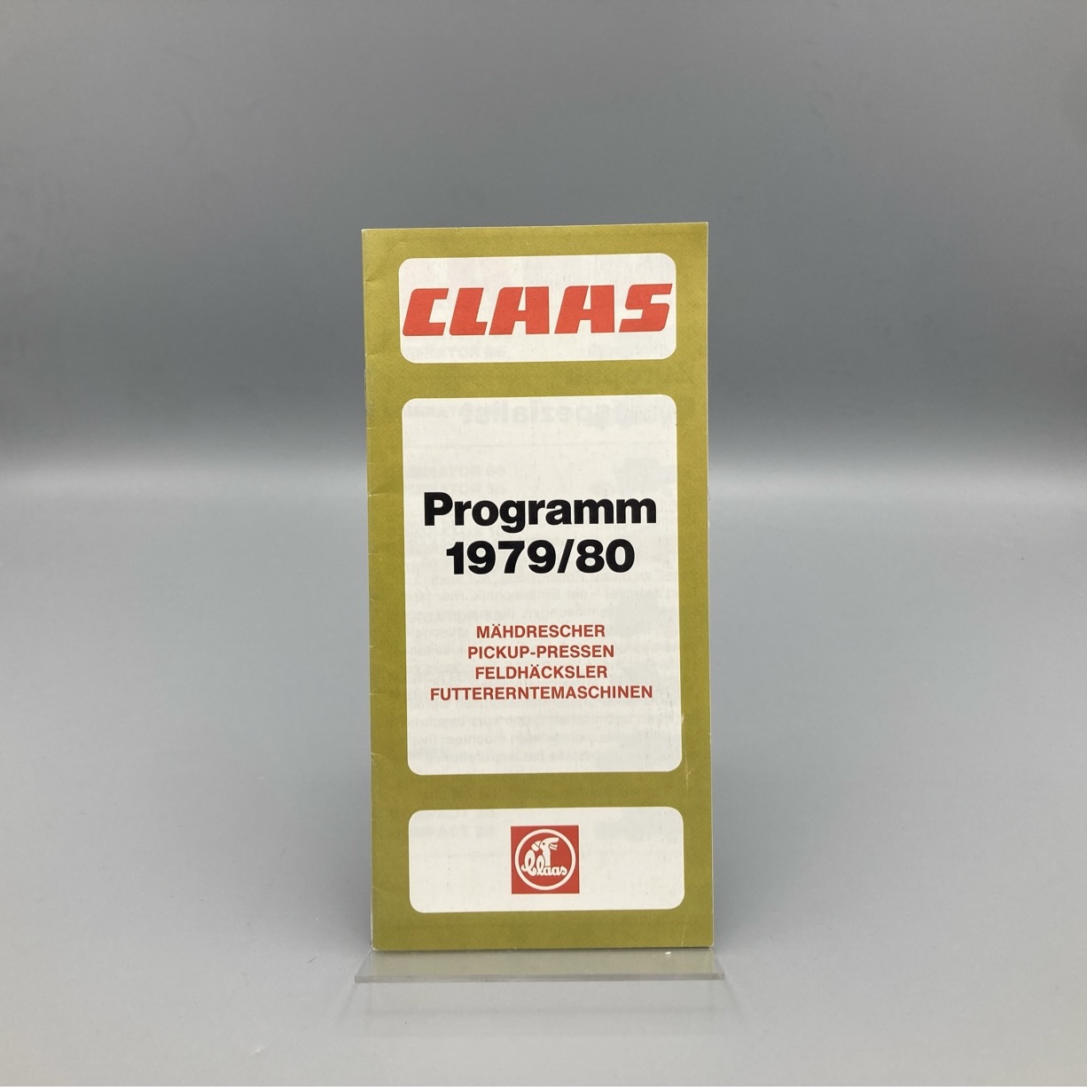 CLAAS Prospekt Programm 1976/80