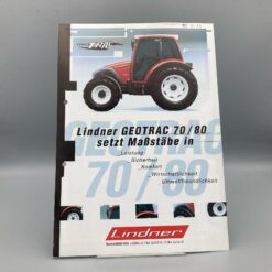 LINDNER Prospekt Traktor GeoTrac 70/80