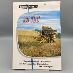 FAHR Prospekt CLAYSON-Mähdrescher M103