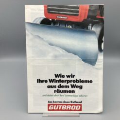 GUTBROD Prospekt Schneeräumung