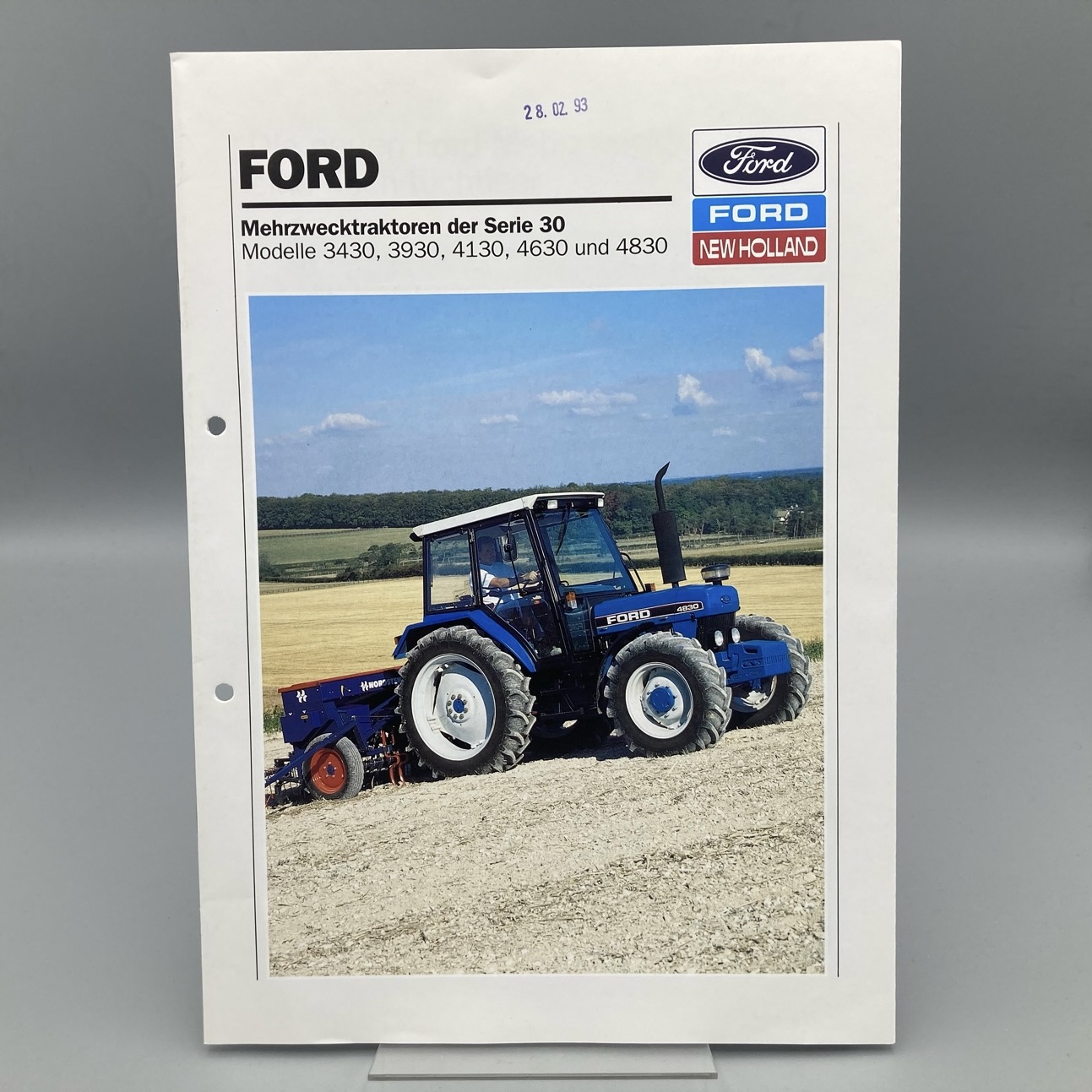 FORD NEW HOLLAND Prospekt Traktoren Serie 30