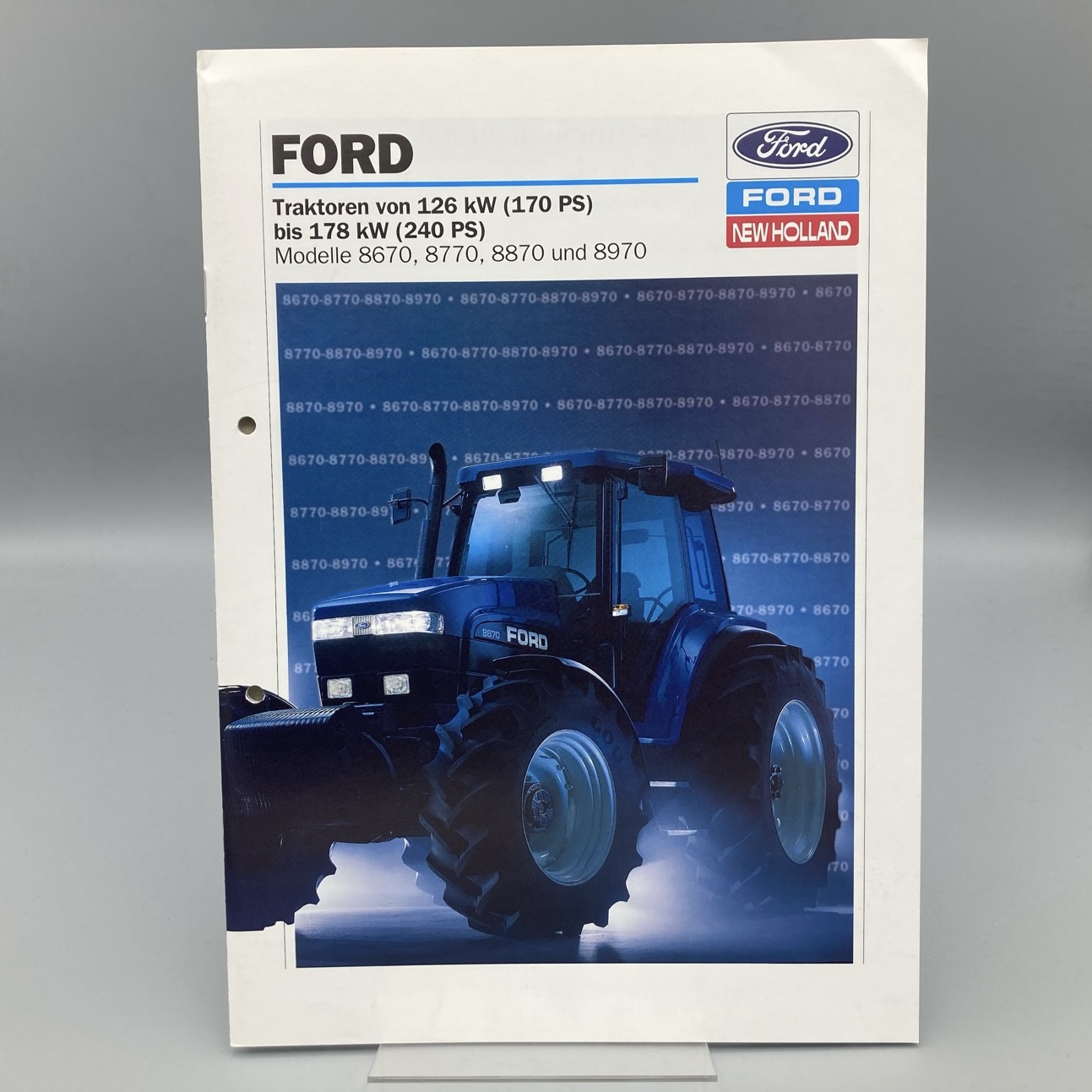 FORD NEW HOLLAND Prospekt Traktoren 8670/8770/8870/8970