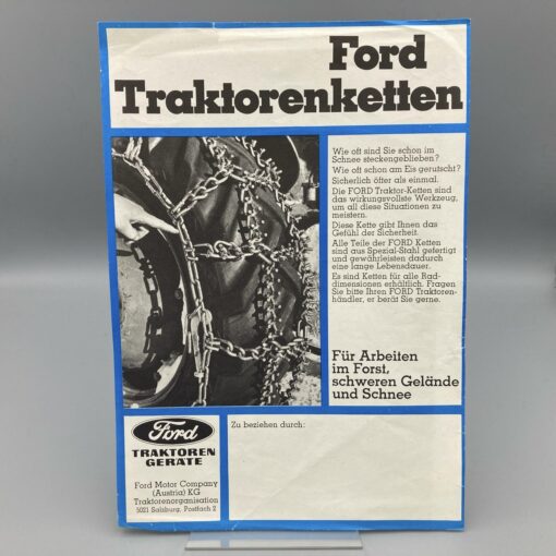FORD Prospekt Traktorenketten