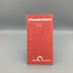 EPPLE Preisliste Erntemaschinen, Traktoren 04/1980