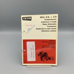 FAHR Ersatzteilliste Kreiselschwader