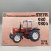 STEYR Prospekt Traktor 980/980a