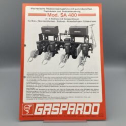 GASPARDO Prospekt Präzisionssämaschine Mod. SA480