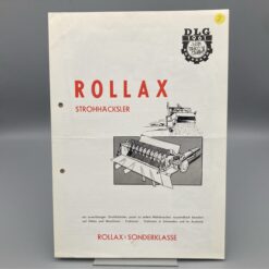 ROLLAX Prospekt Strohhäcksler
