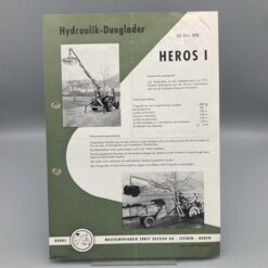 HEROS Prospekt Hydraulik-Dunglader