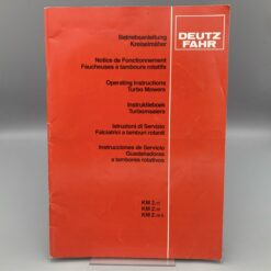 DEUTZ-FAHR Betriebsanleitung Kreiselmäher