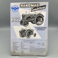 HANOMAG Prospekt Traktor Combitrac R22