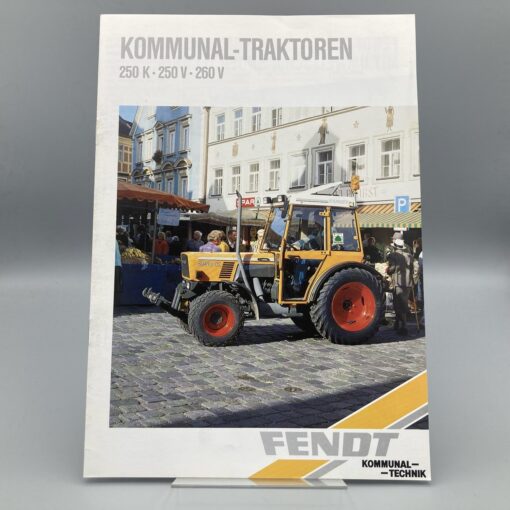 FENDT Prospekt Kommunal-Traktoren 250K, 250V, 260V